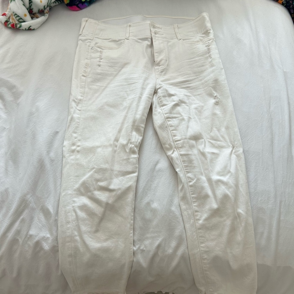 Women's Cream Jeans